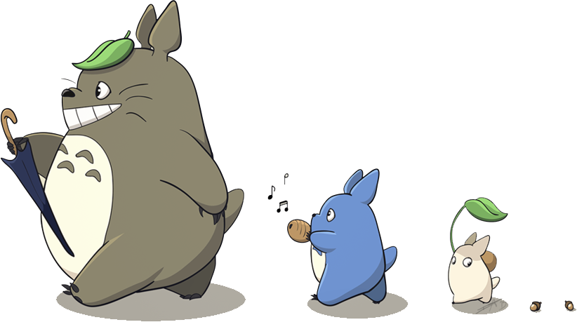 Walking Totoro