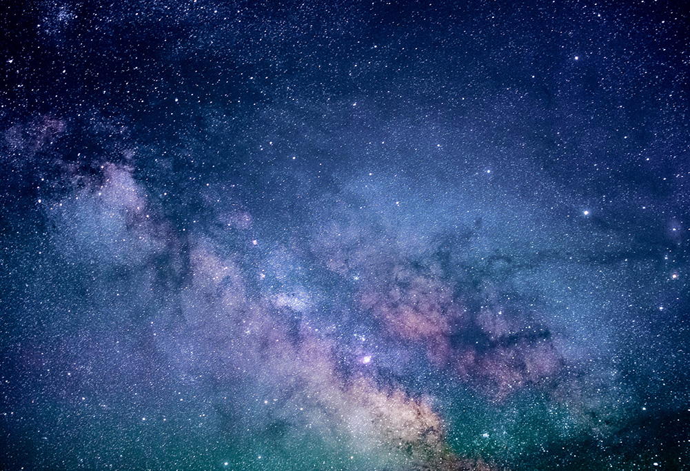 A beautiful view of the galaxy with stars shining brightly.